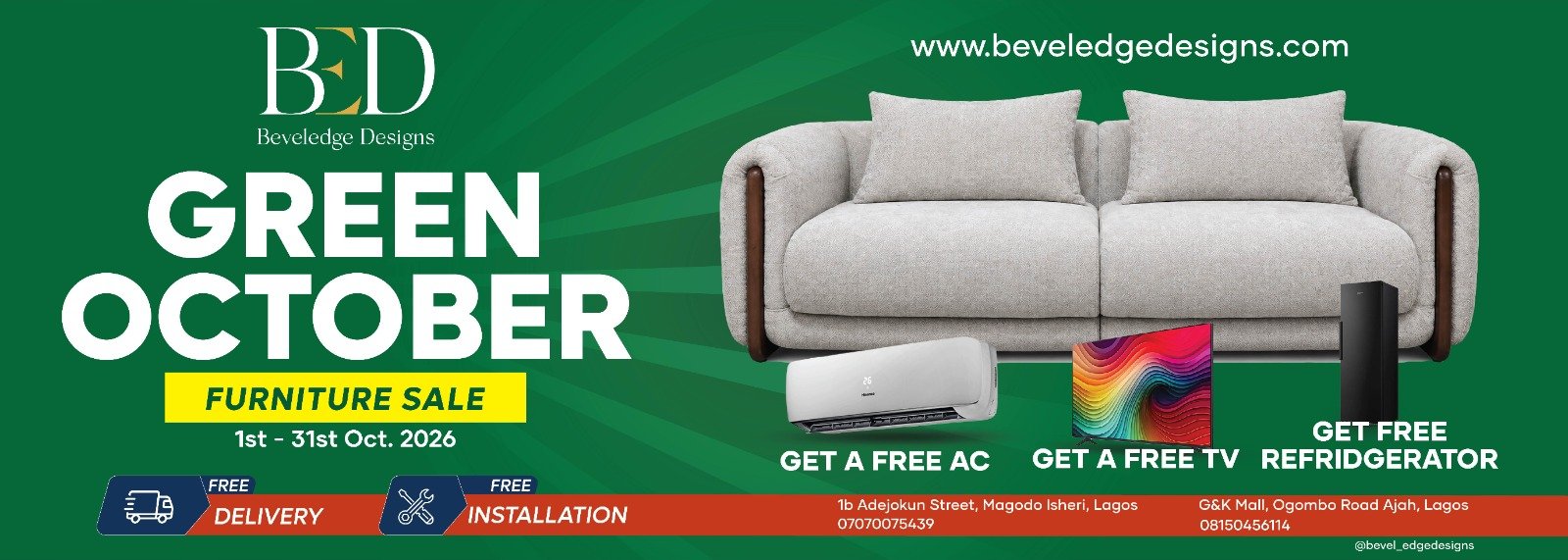 Green October discount