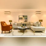 Chloe Sectional and Armchair