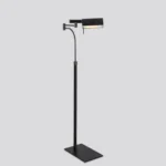 Black Library Standing Lamp