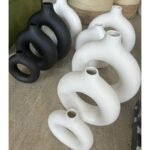 Ceramic Donut Vases