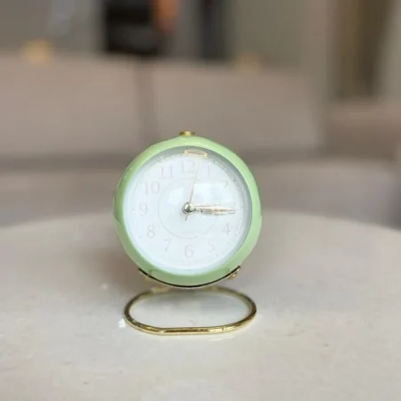 Retro Vintage Desktop Pastel Table Clock