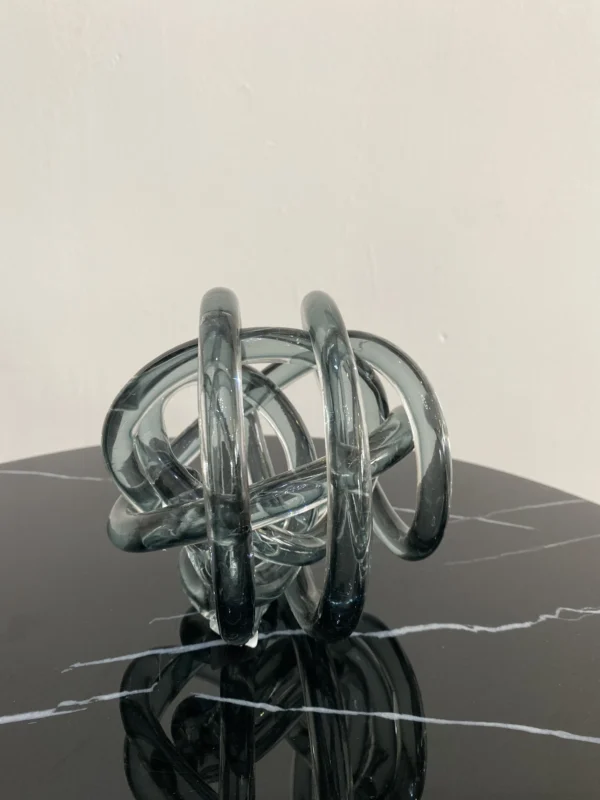 Glass Knot Sculpture