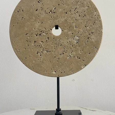 Marble Disk On Stand