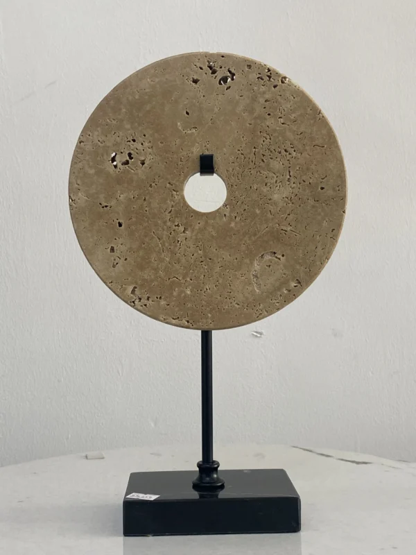 Marble Disk On Stand