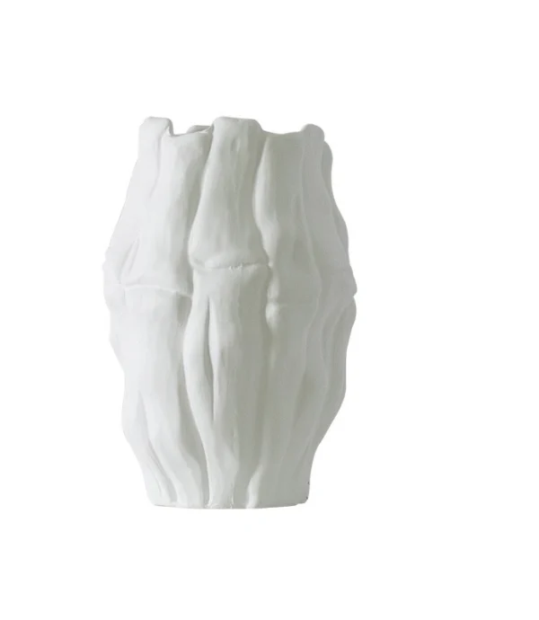 White medium vase