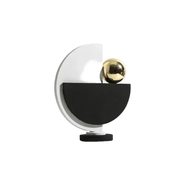 Black & White With Gold Ball Decor