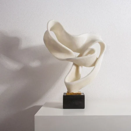 White Ribbon Sculpture