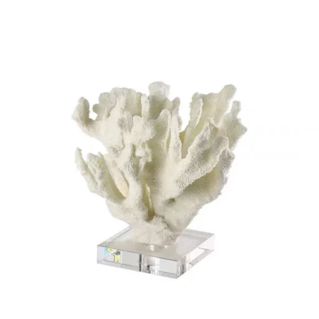 White Coral Resin Sculpture