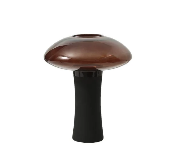 Big Mushroom Head Glass Vase