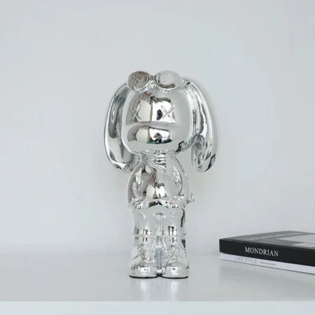 Silver Plated Cartoon Art Decor