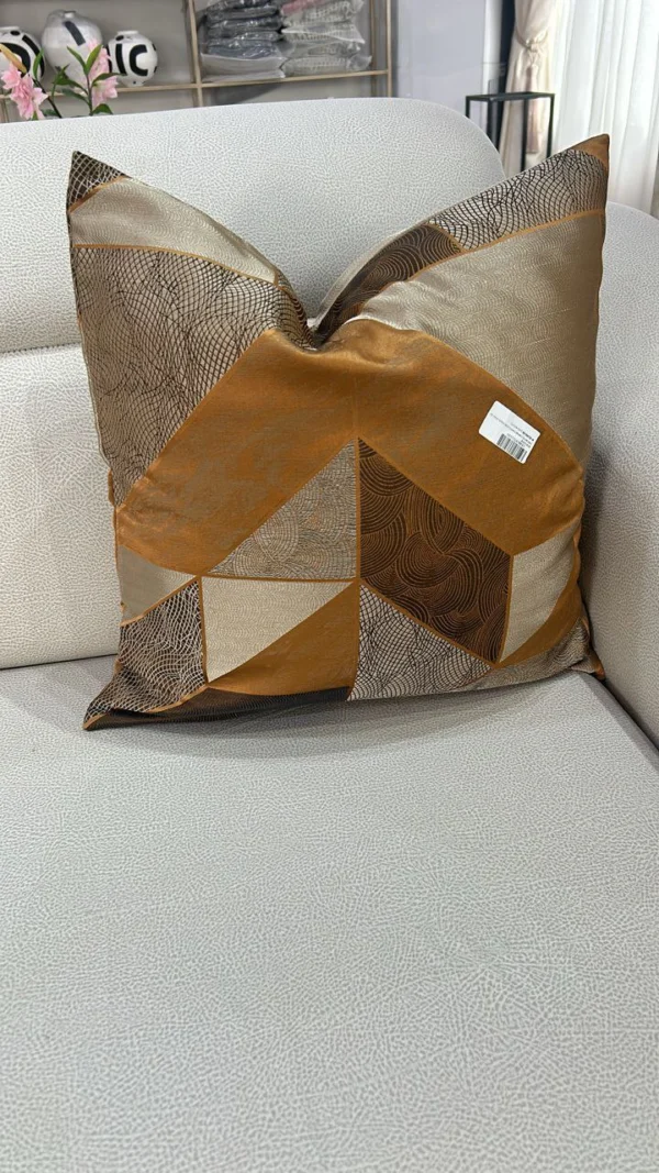 Caramel Light Coloured Luxury Throw Pillow