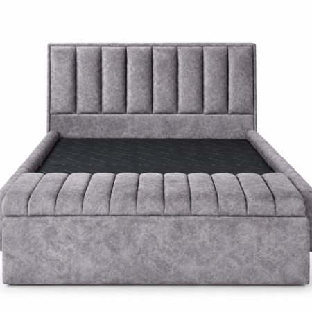 6 X 6 bed with with storage ottoman