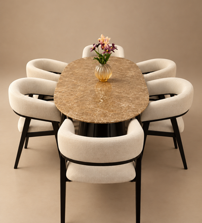 Ayodeji 6 seater dining set