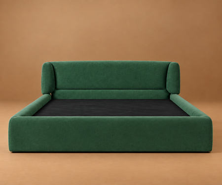 6-by-6 bed with 2 bedsides