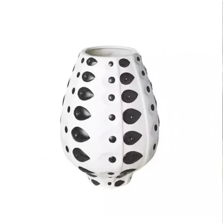 Black & White Ceramic Table Vase